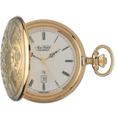 Orologi da tasca Aerowatch Pocket watches APW7290Q Savonette Les Fleurs