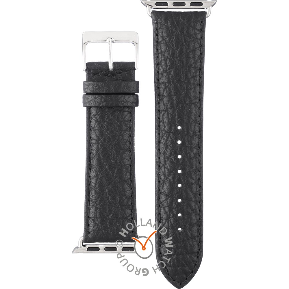 Cinturino Apple Watch APBL22S-S Black leather 22 mm - Small