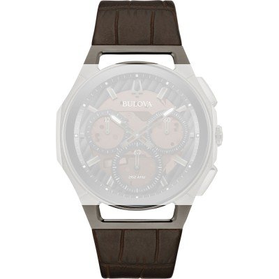Bulova 97A138 Orologio Unisex Al Quarzo Con Cinturino In Pelle - Analógico, Elegante, Cinturino Marrone