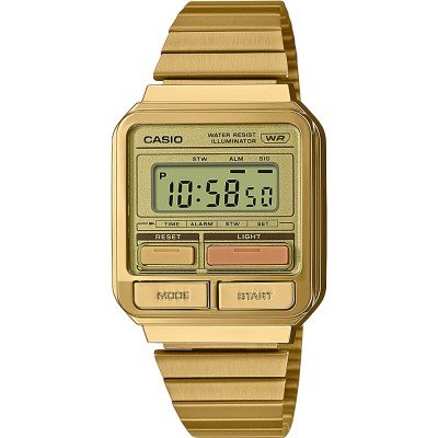 Casio vintage CA-500WEG-1A orologio digitale da uomo con calcolatrice in