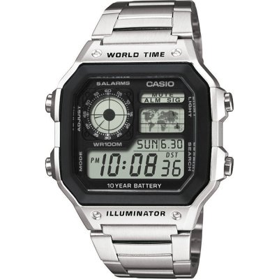 Orologio Casio Timeless AE-1200WHD-1AVEF-SC World Time