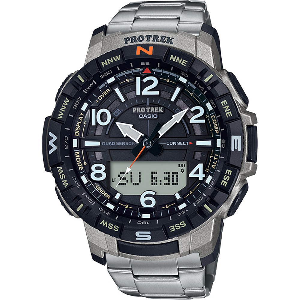 Orologio Casio Smart PRT-B50T-7ER Pro Trek Titanium