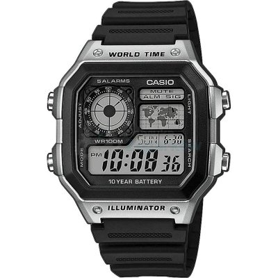 Orologio Casio Collection AE-1200WH-1CV World Time