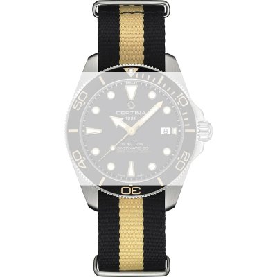 Cinturino Certina C604024495 DS Action Powermatic 80