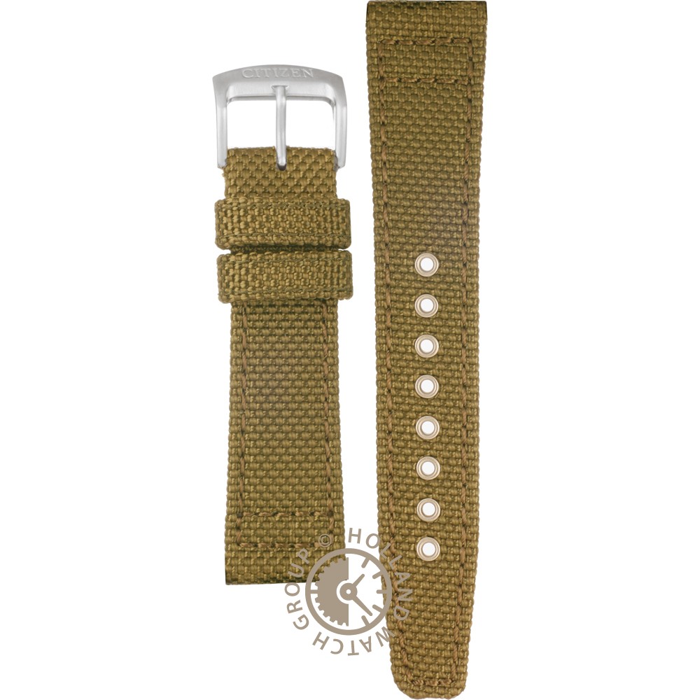 CINTURINO OROLOGIO UOMO Originale Citizen 20mm AT0200-05E Tessuto - Foto 6