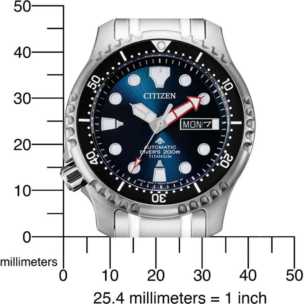 Orologio Citizen Promaster NY0100-50ME Super Titanium Promaster Sea • EAN:  4974374298218 • Orologio.it