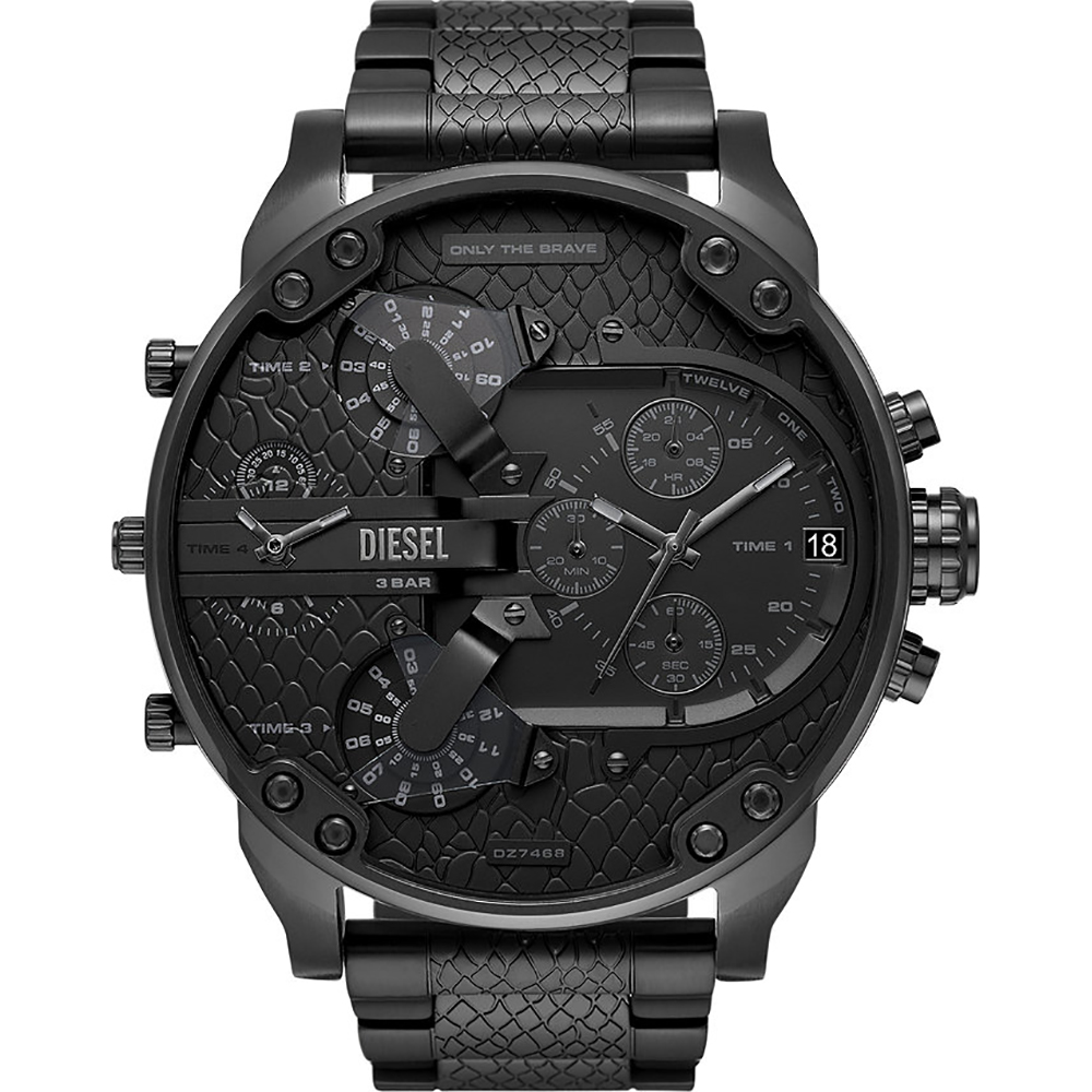 orologio Diesel DZ7468 Mr. Daddy 2.0 - Black Reptilia