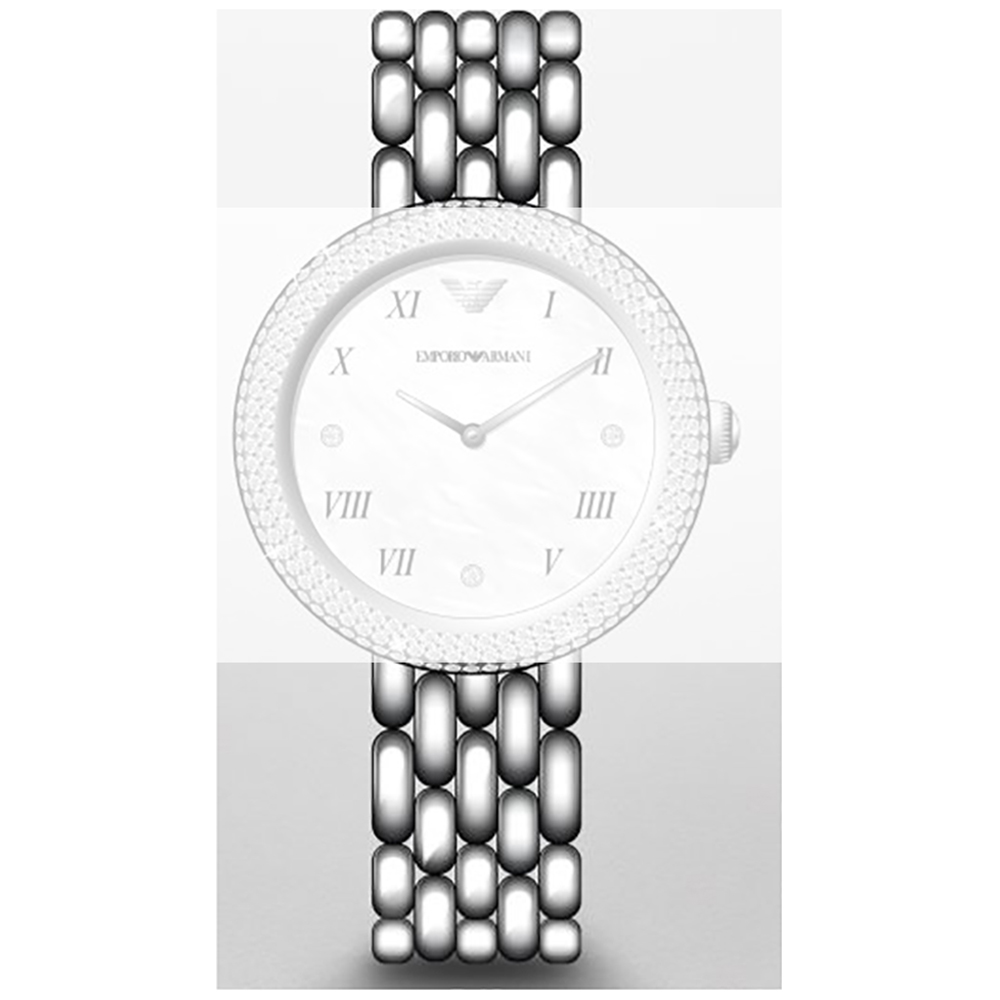 Cinturino Emporio Armani AAR11354 Rosa • Rivenditore ufficiale • Orologio.it