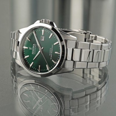 Festina Orologio Uomo Cronografo Acciaio F20024/6 – Vetro Zaffiro E 100 Metri Water Resistant