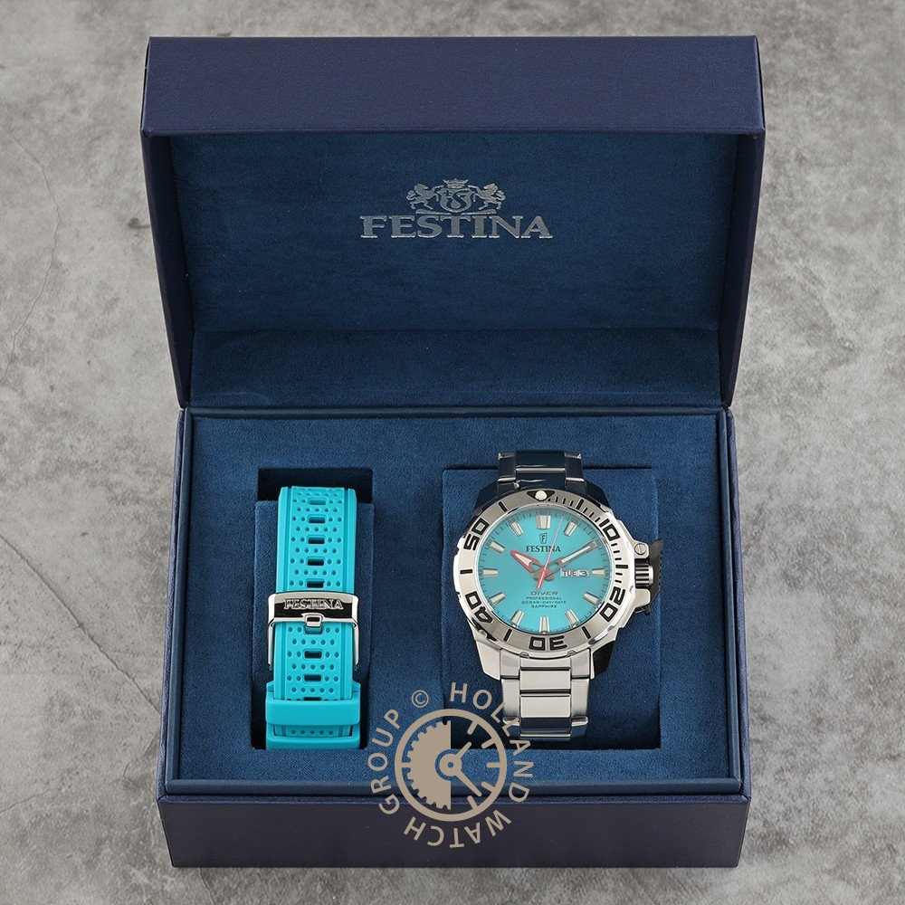 Festina Orologio Analogico Modello F20665/4 | Design Classico E Sportivo Per Uomo | Cinturino In Acciaio