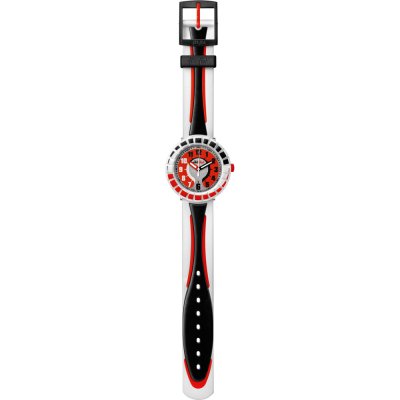 Orologio Flik Flak 7+ Power Time FCSP006 All Around Black & Red
