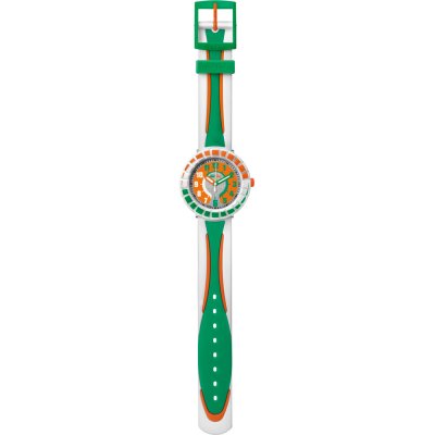 Orologio Flik Flak 7+ Power Time FCSP007 All Around Green & Orange