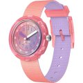 Orologio Flik Flak 5+ Power Time FPNP188 Quench In Pink