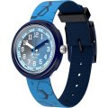 Orologio Flik Flak 5+ Power Time FPNP189 Quench In Blue