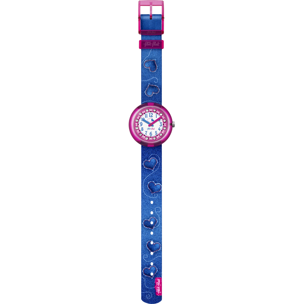 Orologio Flik Flak 5+ Power Time FPNP006 Jeans For Her