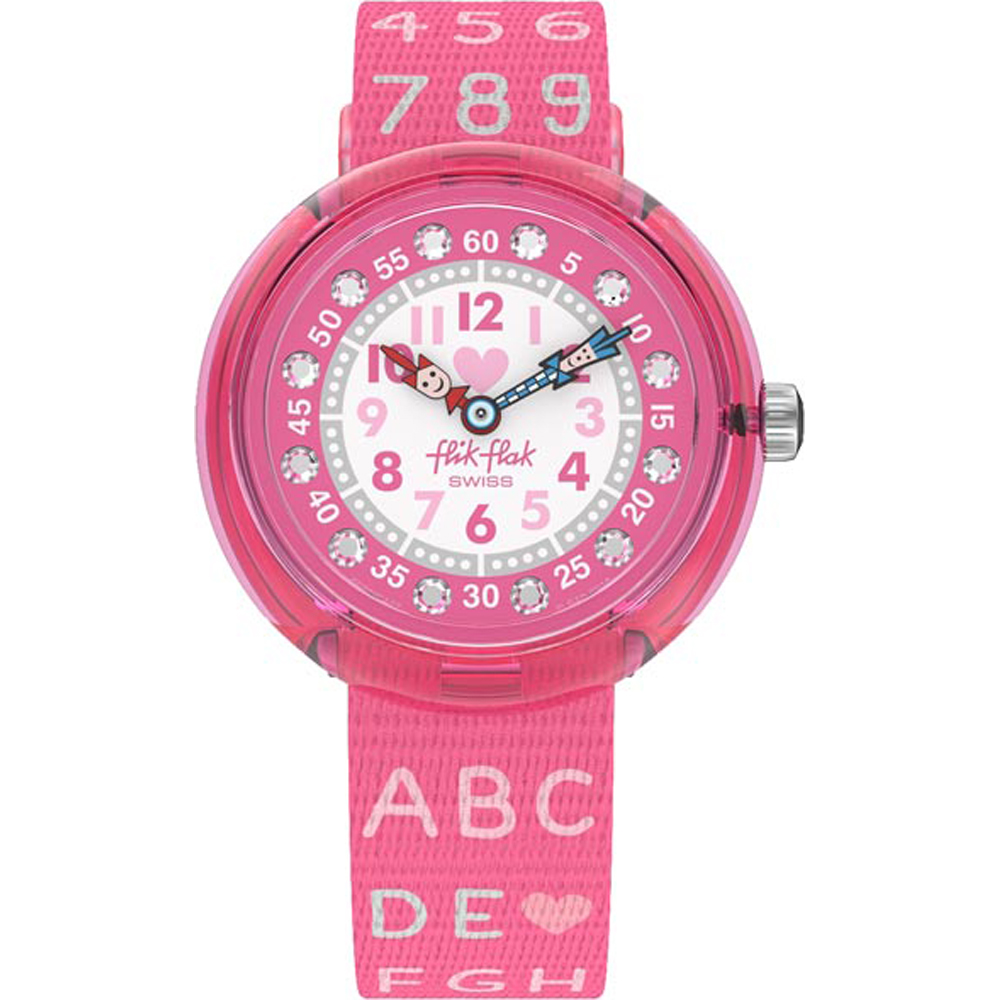 Orologio Flik Flak 3+ Story Time FBNP133 Pink Ab34