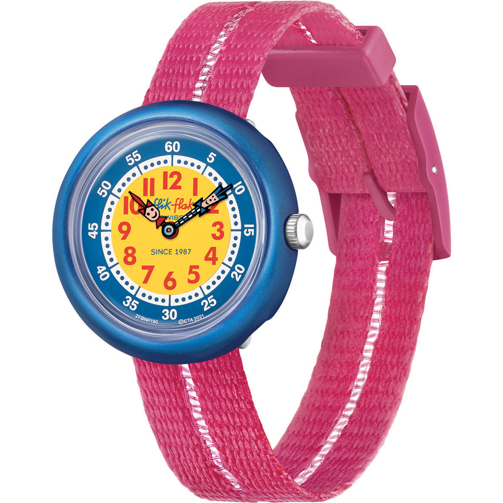 Orologio Flik Flak 5+ Power Time FBNP190 Retro Pink