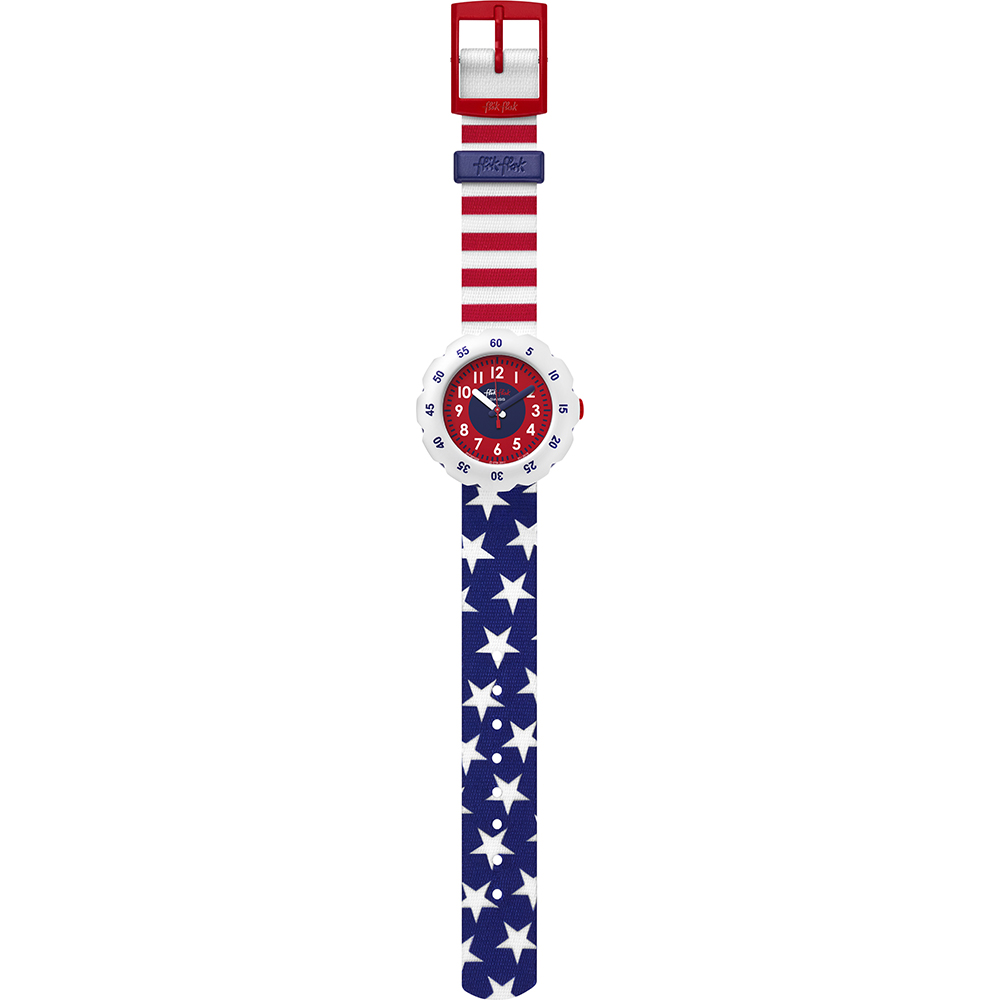 Orologio Flik Flak 5+ Power Time FPSP028 Stars And Stripes