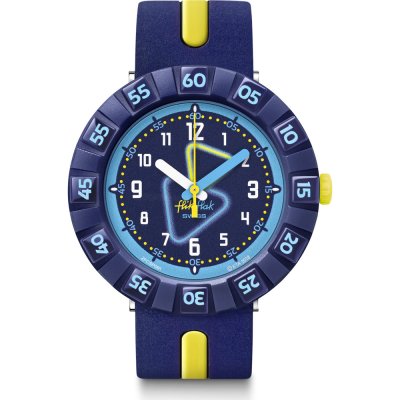 Orologio Flik Flak 7+ Power Time FCSP091 Yellow Tube