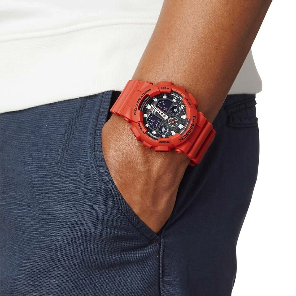 Orologio G-Shock Classic Style GA-100B-4AER Ana-Digi • EAN: 4971850948339 •  Orologio.it
