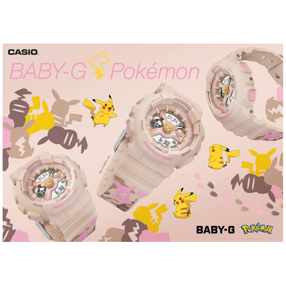 Orologio G Shock Speciali Ba 110pkc 4aer Baby G Pokemon Ean Orologio It