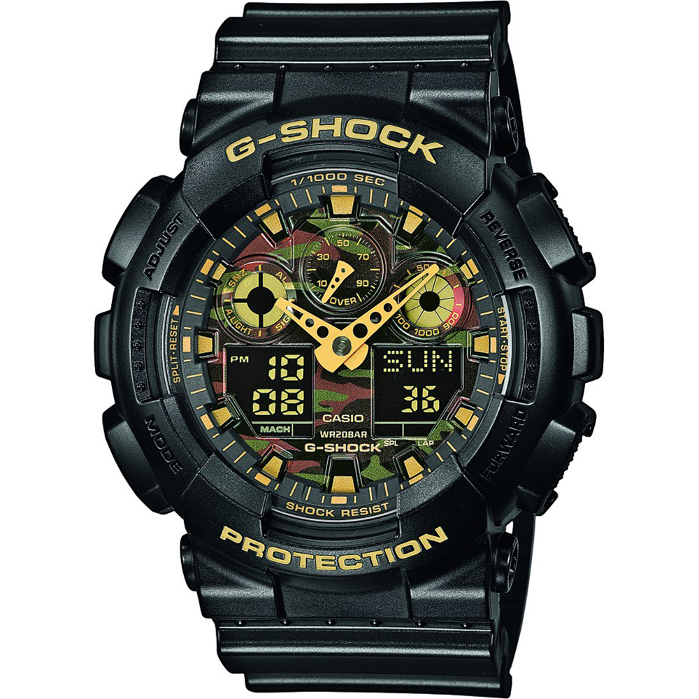 Orologio G-Shock Classic Style GA-100CF-1A9ER Ana-Digi - Camo Face