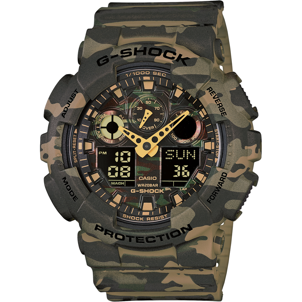Orologio G-Shock Classic Style GA-100CM-5AER Ana-Digi - Camouflage