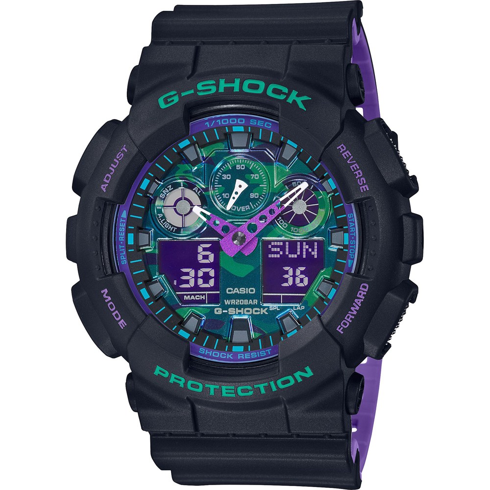 Orologio G-Shock Classic Style GA-100BL-1AER Ana-Digi - 90s Color Accent