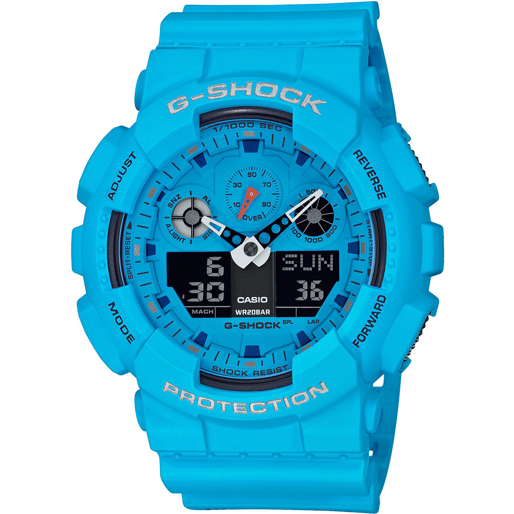 Orologio G-Shock Classic Style GA-100RS-2AER Ana-Digi - Hot Rock Sounds