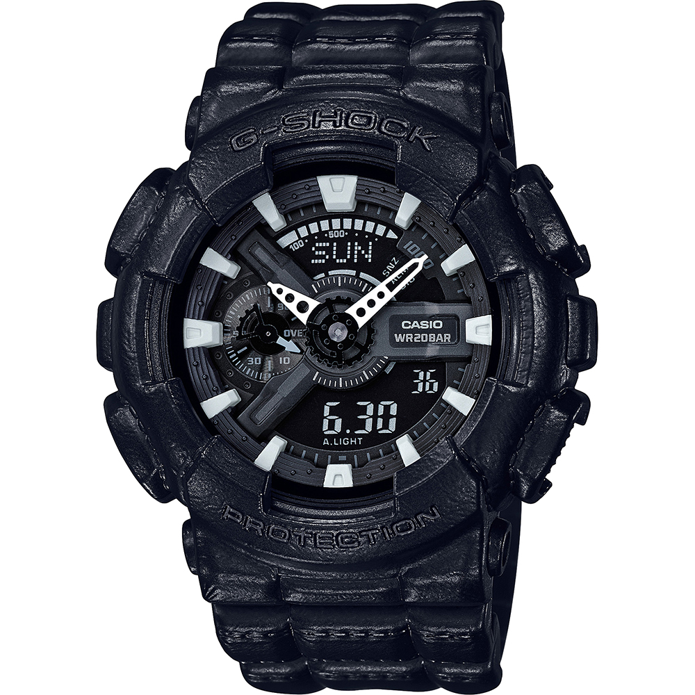 Orologio G-Shock Classic Style GA-110BT-1AER Black Out Texture