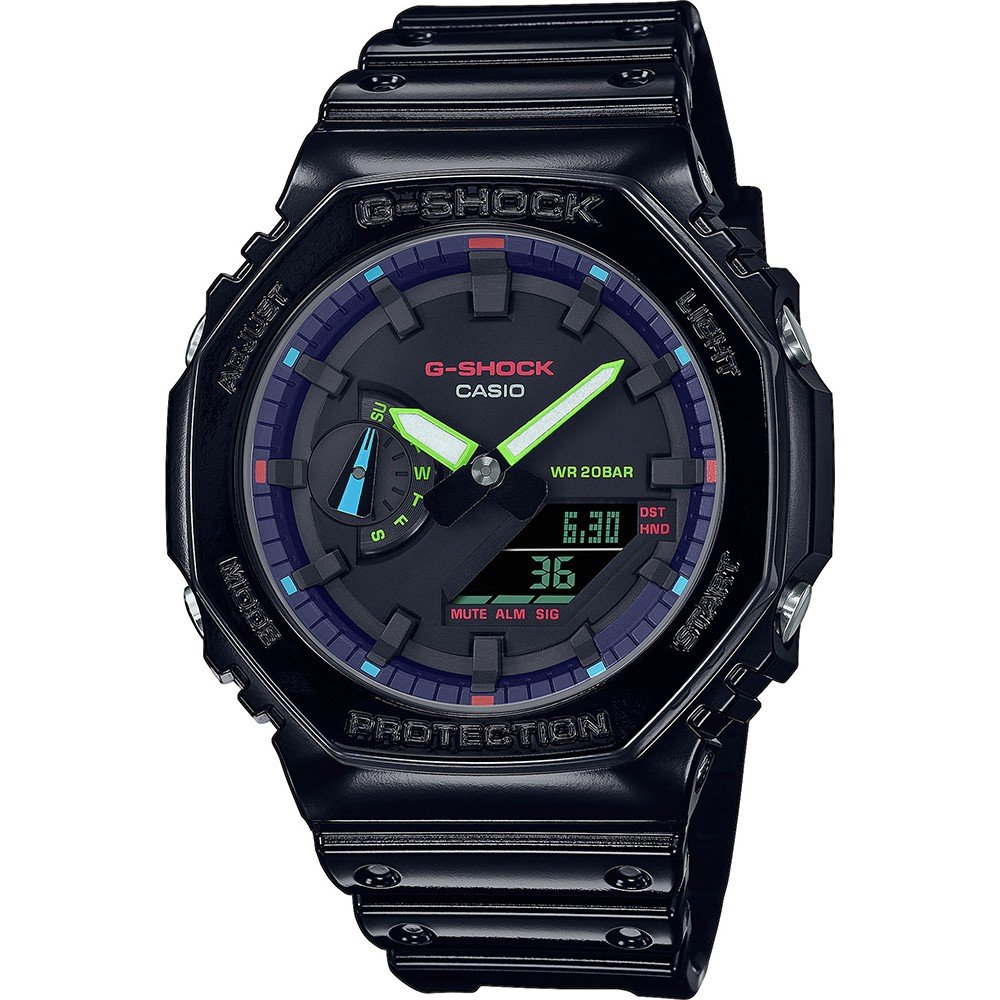 Orologio G-Shock Classic Style GA-2100RGB-1AER Virtual Rainbow