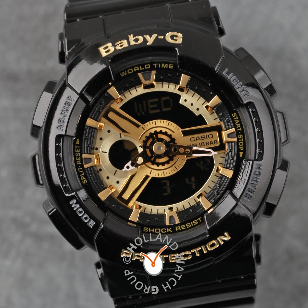 Orologio G-Shock Baby-G BA-110-1AER Baby-G - Garrish Black • EAN:  4971850921035 • Orologio.it
