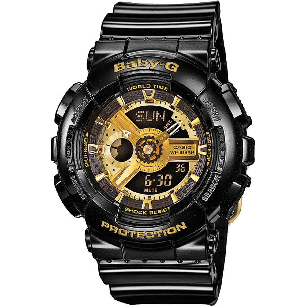 Orologio G-Shock Baby-G BA-110-1AER Baby-G - Garrish Black • EAN:  4971850921035 • Orologio.it