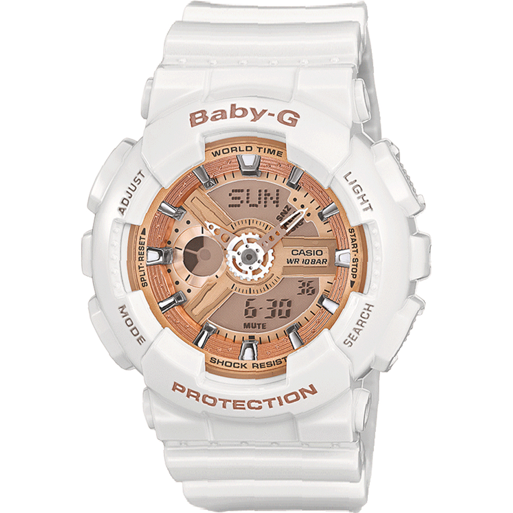 Orologio G-Shock Baby-G BA-110-7A1ER Baby-G - Garrish Rose • EAN:  4971850921073 • Orologio.it