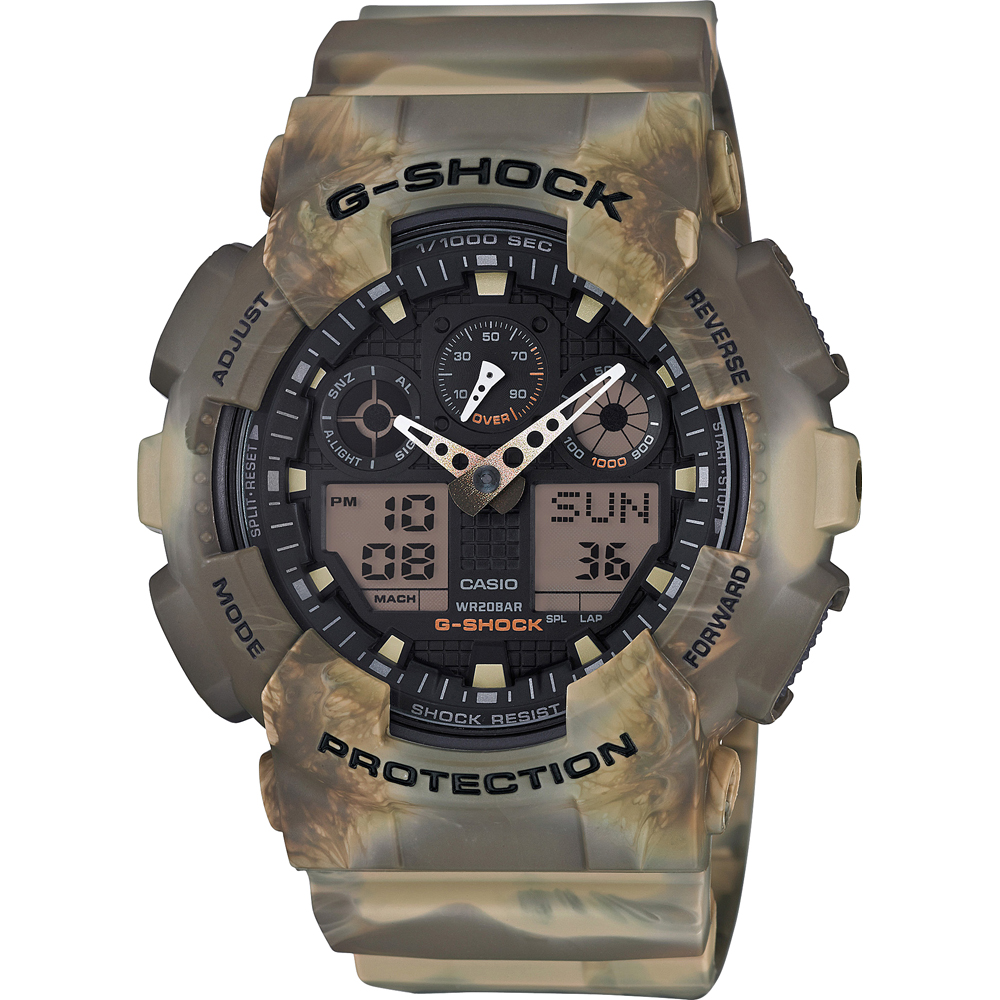 Orologio G-Shock Classic Style GA-100MM-5A Marble Camouflage