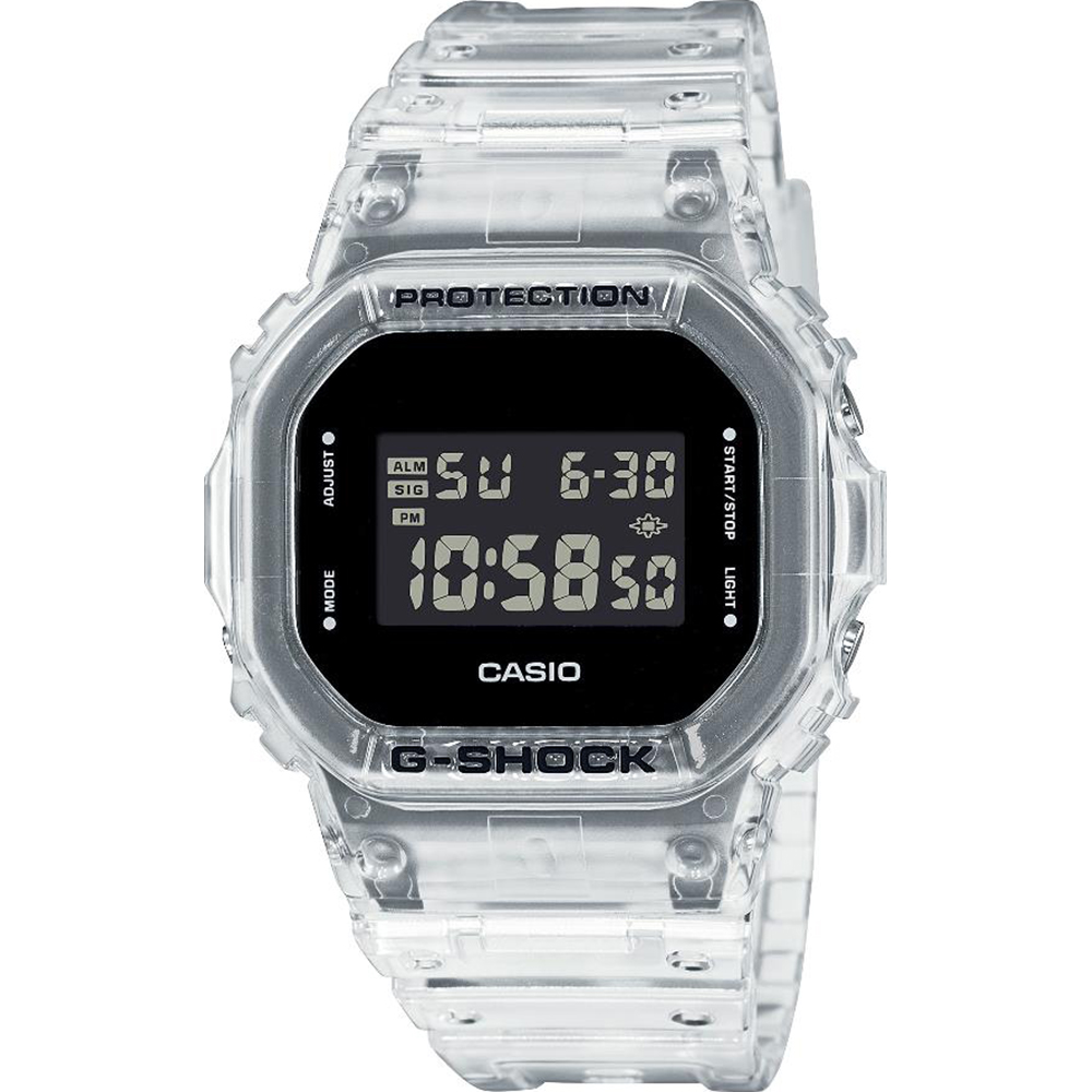 Orologio G-Shock Classic Style DW-5600SKE-7ER Skeleton Series - White •  EAN: 4549526296840 • Orologio.it