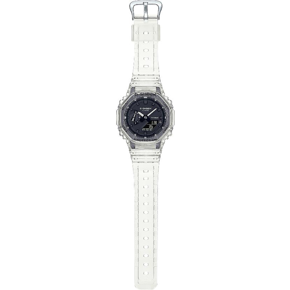 Orologio G-Shock Classic Style GA-2100SKE-7AER Skeleton Series - White •  EAN: 4549526297939 • Orologio.it