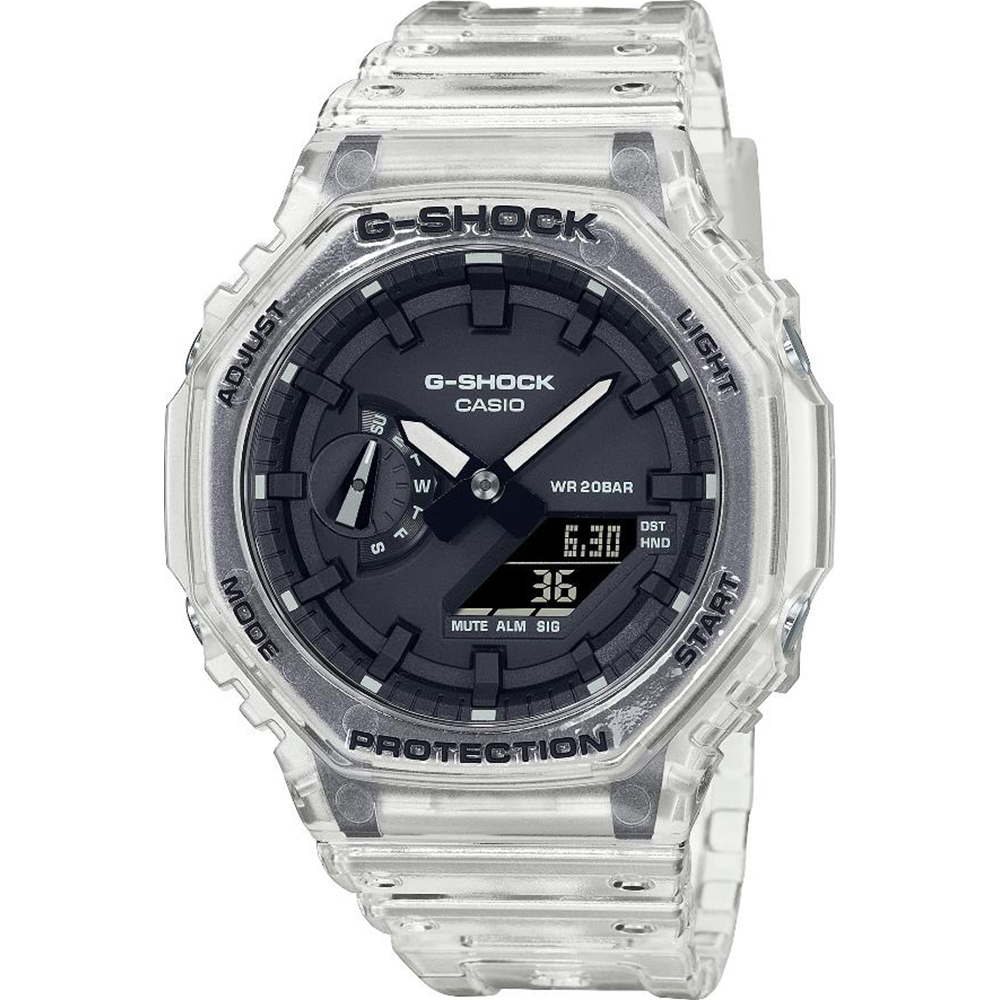 Orologio G-Shock Classic Style GA-2100SKE-7AER Skeleton Series - White