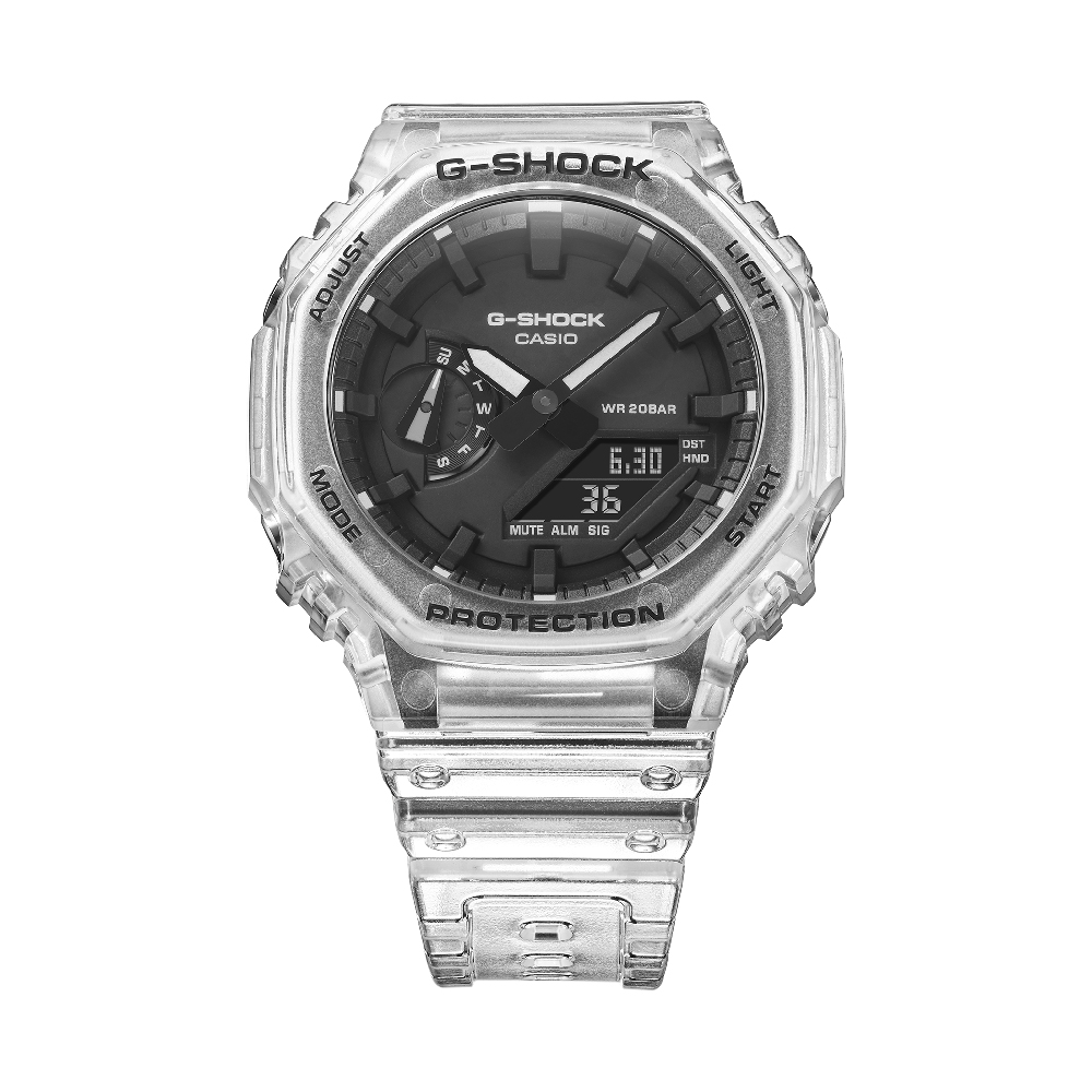 Orologio G-Shock Classic Style GA-2100SKE-7AER Skeleton Series - White •  EAN: 4549526297939 • Orologio.it