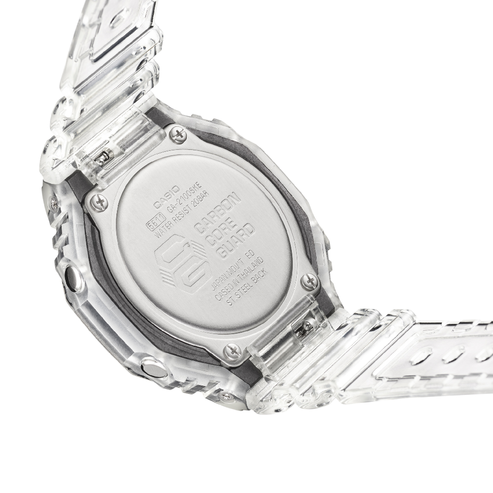 Orologio G-Shock Classic Style GA-2100SKE-7AER Skeleton Series - White •  EAN: 4549526297939 • Orologio.it