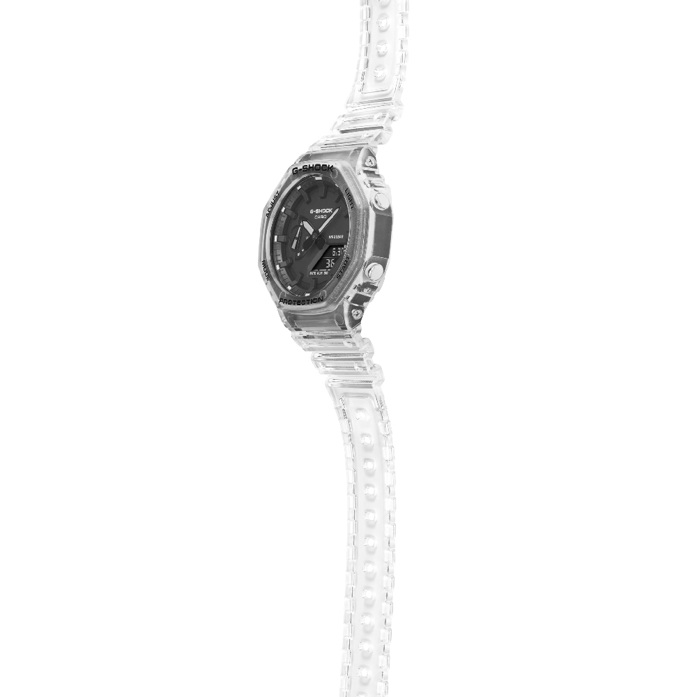 Orologio G-Shock Classic Style GA-2100SKE-7AER Skeleton Series - White •  EAN: 4549526297939 • Orologio.it