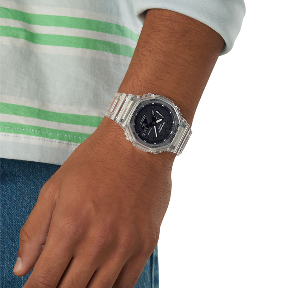 Orologio G-Shock Classic Style GA-2100SKE-7AER Skeleton Series - White •  EAN: 4549526297939 • Orologio.it
