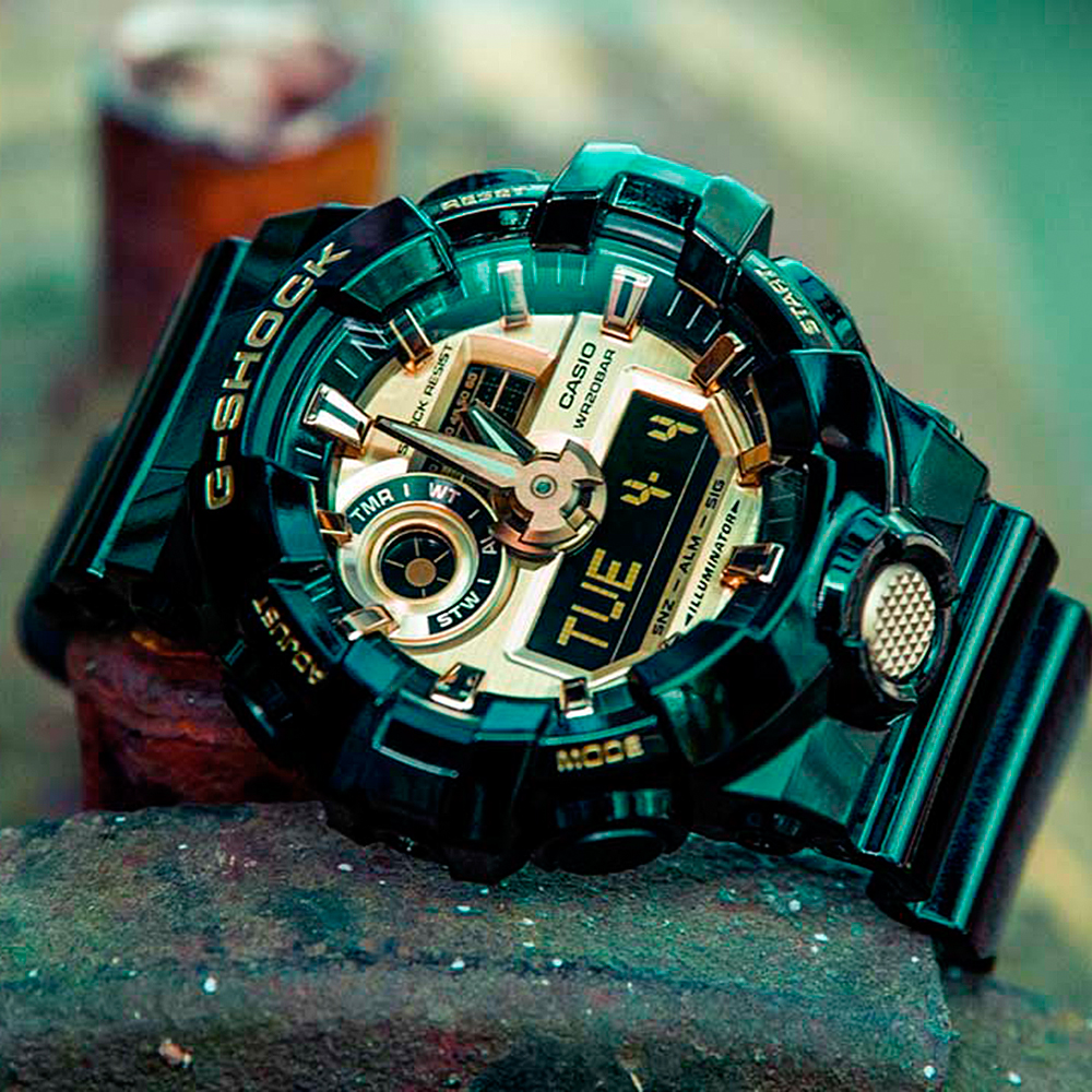 Orologio G-Shock Classic Style GA-710GB-1AER Streetwear - Garrish Black •  EAN: 4549526144646 • Orologio.it