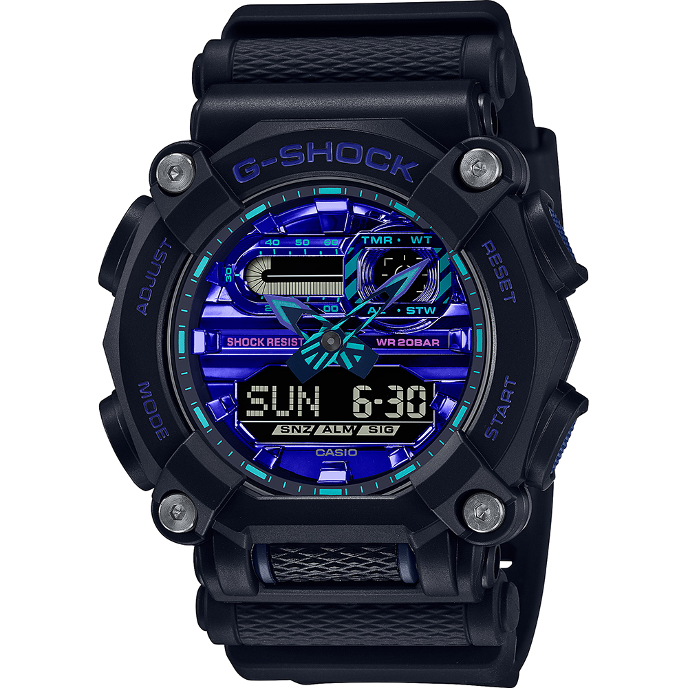 Orologio G-Shock Classic Style GA-900VB-1AER Virtual Blue