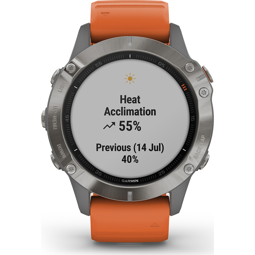Orologio Garmin Fenix 010-02158-14 Fenix 6 Sapphire • EAN: 0753759232788 •  Orologio.it