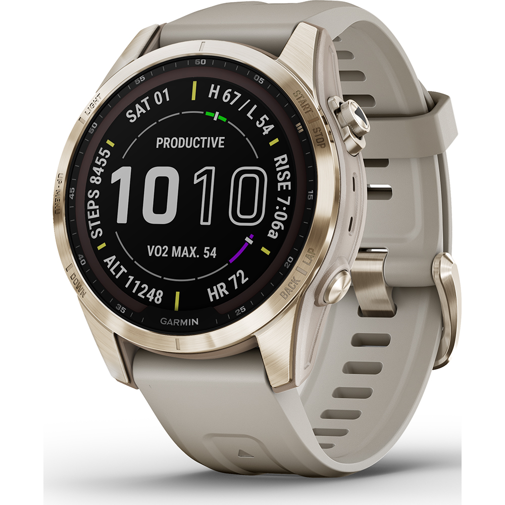 Orologio Garmin Fenix 010-02539-21 Fenix 7S Sapphire Solar