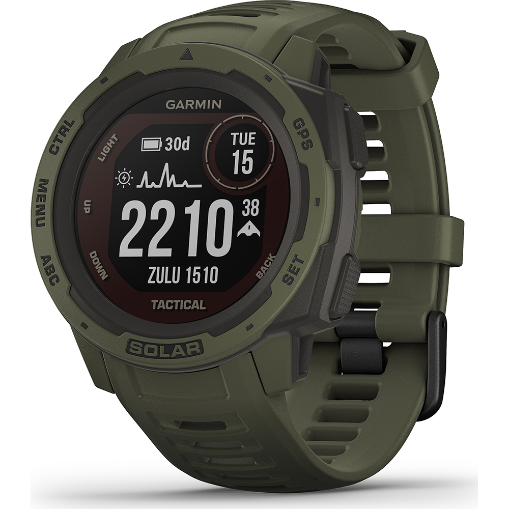 Orologio Garmin Instinct 010-02293-04 Instinct Solar Tactical Moss • EAN:  0753759235932 • Orologio.it