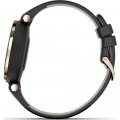 Cream gold and black ladies multisport smartwatch with leather strap Collezione Primavera / Estate Garmin