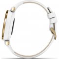 Gold and white ladies multisport smartwatch with leather strap Collezione Primavera / Estate Garmin