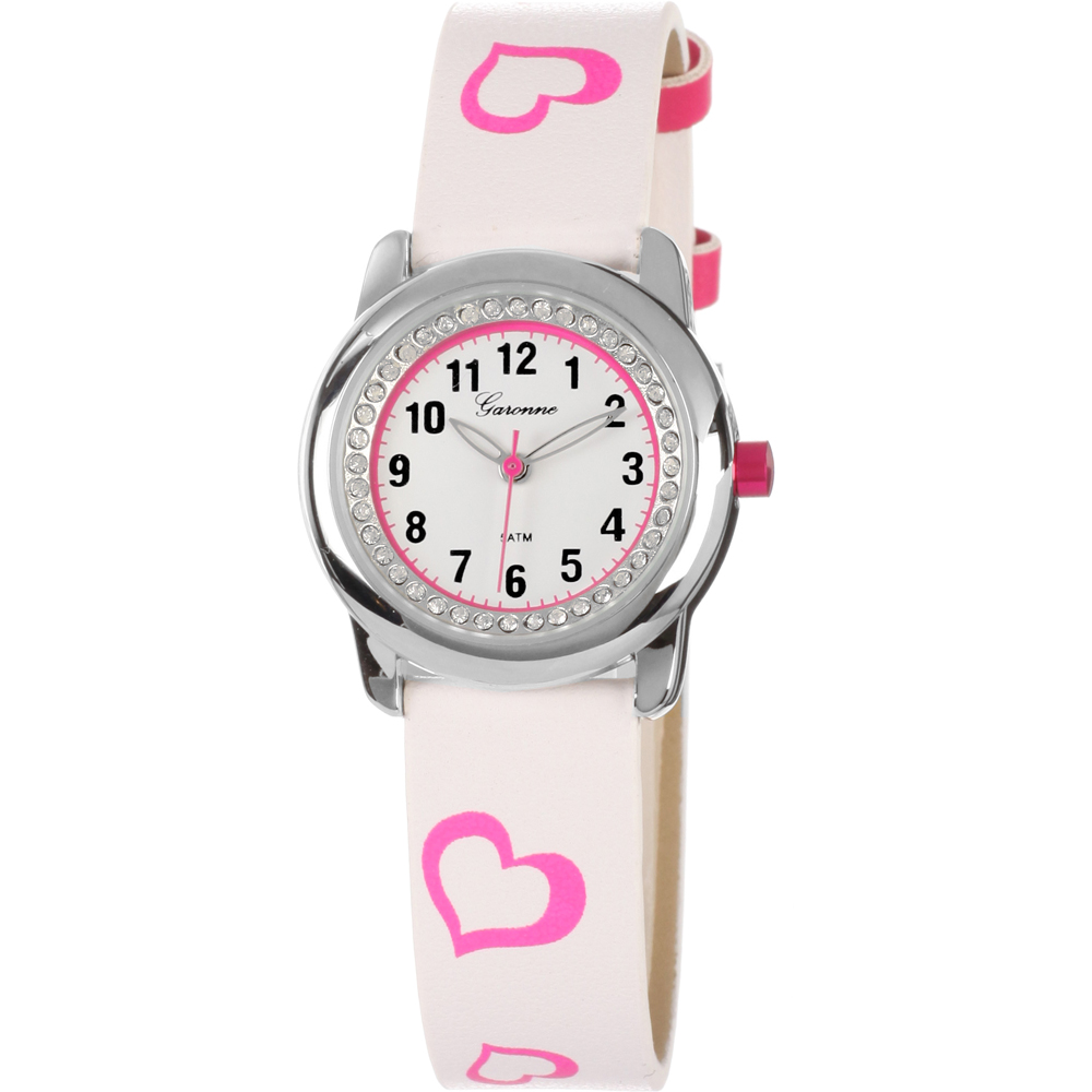 Garonne Kids Watch Time 3 hands Sweetheart KV20Q451